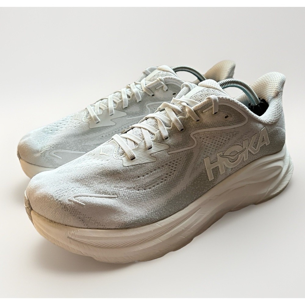 Hoka One‎ One Clifton 10 Cosmic Grey 1162031-CRDS Running Shoes Womens Size 12D